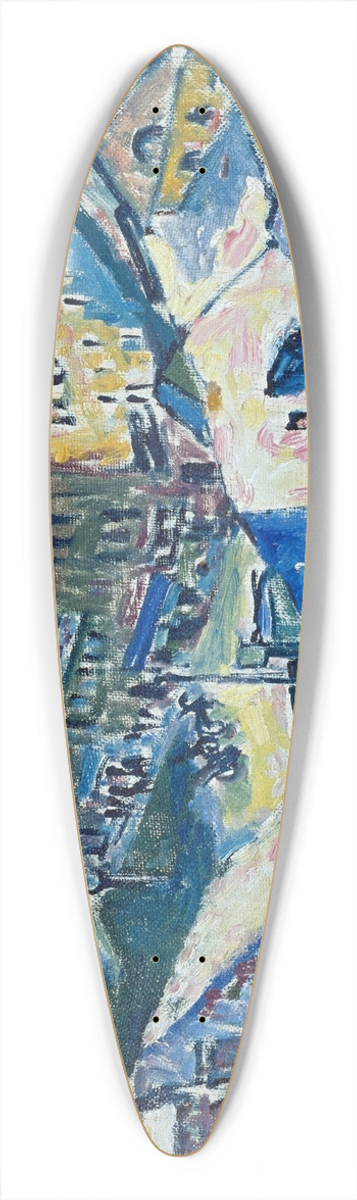 Wassily Kandinsky - Zubovsky Platz 39.3 inch art pintail longboard deck