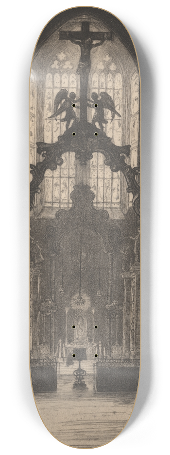 David Young Cameron - The Crucifix 8.25 inch art skate deck