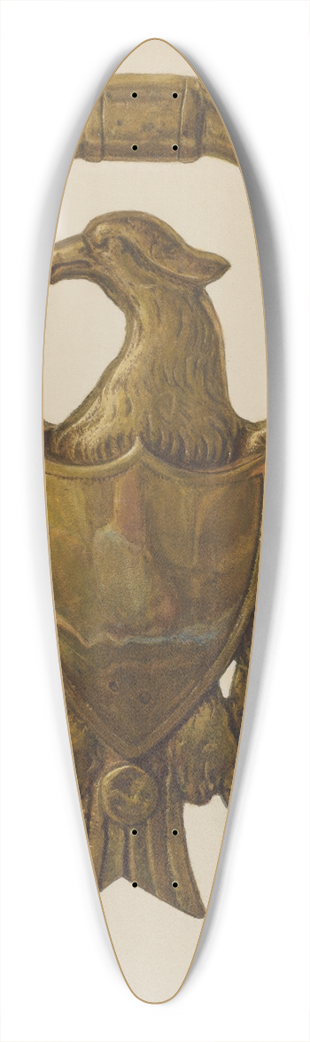 Wayne White - Door Knocker 39.3 inch art pintail longboard deck