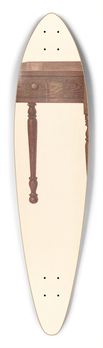 Wellington Blewett - Bishop Hill  Table 39.3 inch art pintail longboard deck