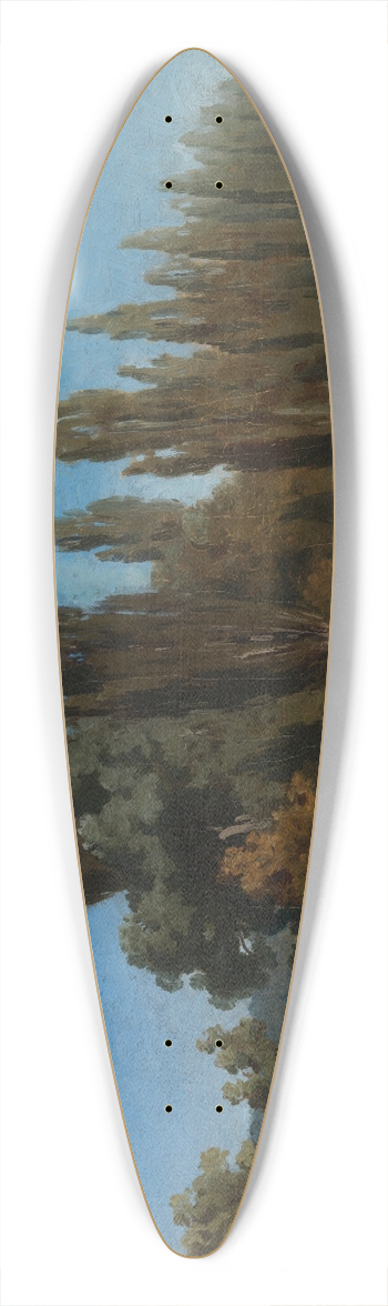 Werner Holmberg - Poplar Alley 39.3 inch art pintail longboard deck