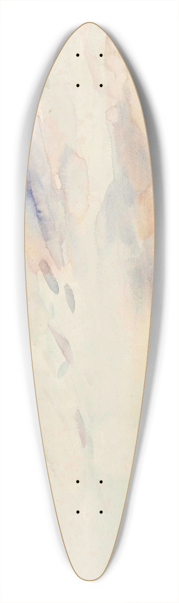 Wilfrid Gabriel de Glehn - The lagoon, Venice 39.3 inch art pintail longboard deck