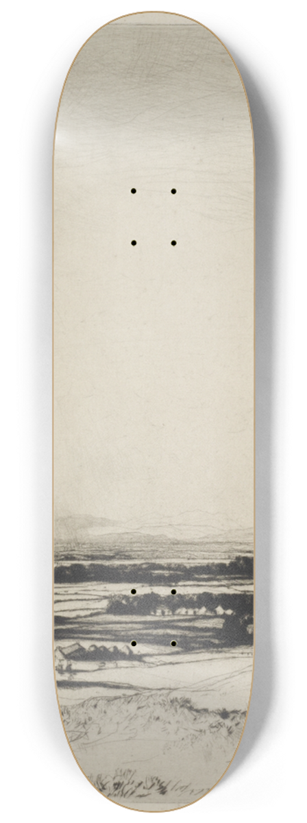 David Young Cameron - The Valley of the Tay 8.25 inch art skate deck