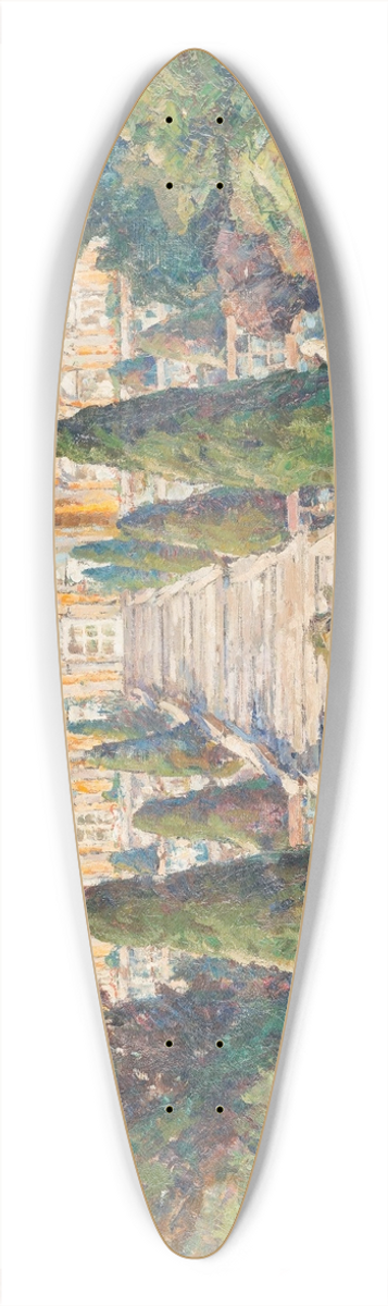 Wilhelm Blanke - Castle Sanssouci 39.3 inch art pintail longboard deck