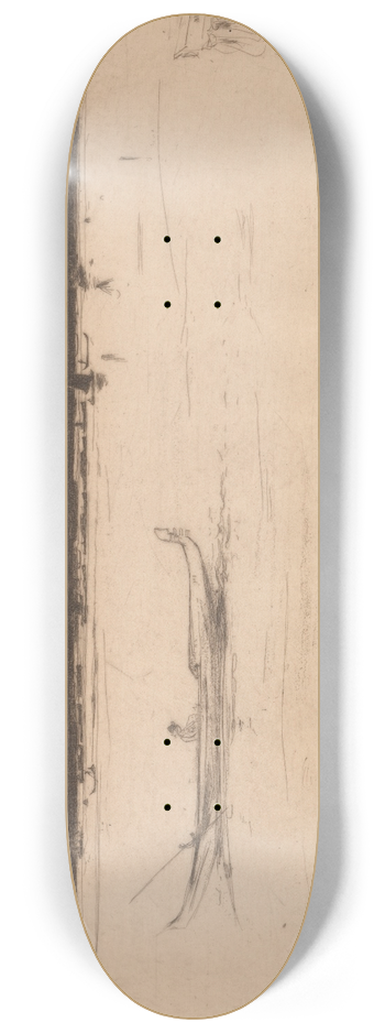 David Young Cameron - Venice from the Lido 8.25 inch art skate deck