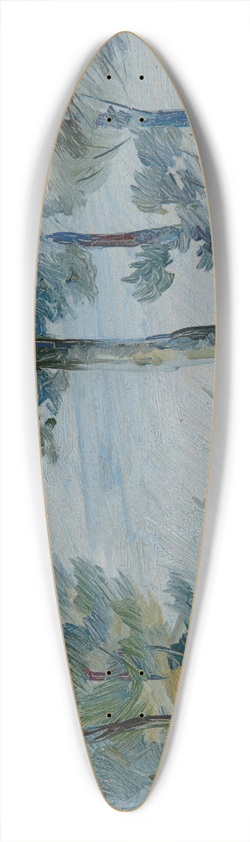 Wilhelm Busch - Waldrand (Waldlichtung) 39.3 inch art pintail longboard deck