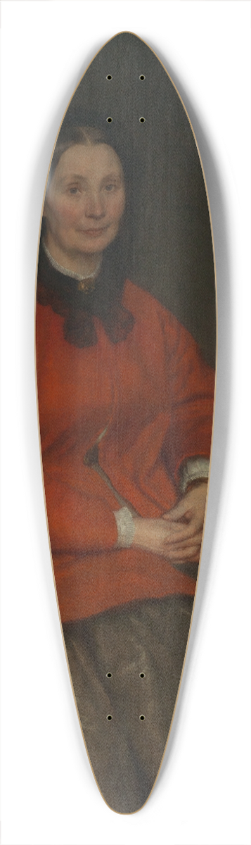 Wilhelm Fssli - Bildnis Ida Freifrau von Kettner, geb. Freiin von Fischer 39.3 inch art pintail longboard deck
