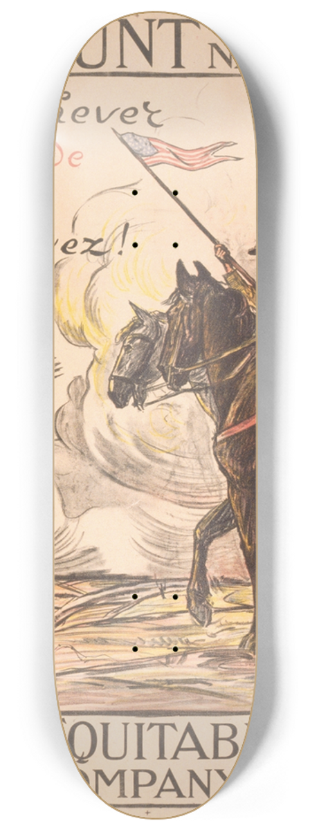 D. Chavannaz - Emprunt National 1918. Pour achever la croisade du droit souscrivez! 8.25 inch art skate deck