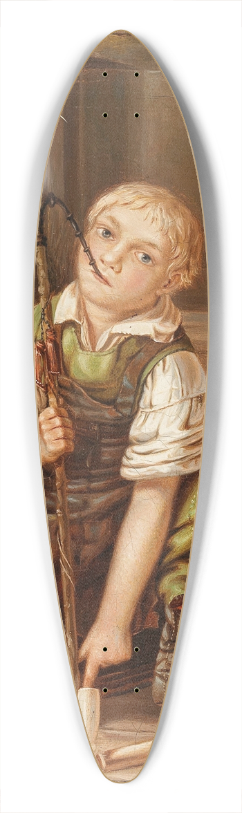 Wilhelm Kiesewetter - Der kleine Handwerker 39.3 inch art pintail longboard deck