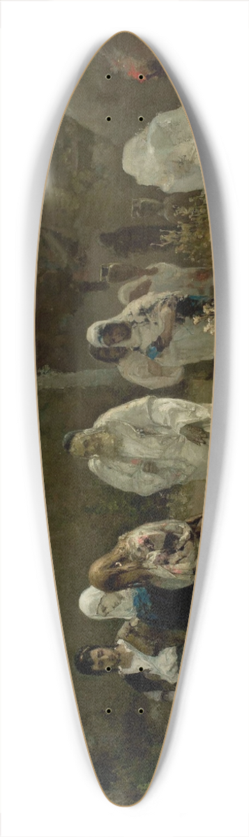 Wilhelm Kotarbiski - 1879 39.3 inch art pintail longboard deck