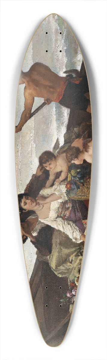 Wilhelm Kray - Liebesgeflster 39.3 inch art pintail longboard deck