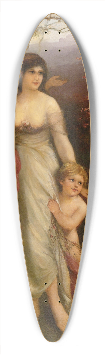 Wilhelm Kray - Summer 39.3 inch art pintail longboard deck