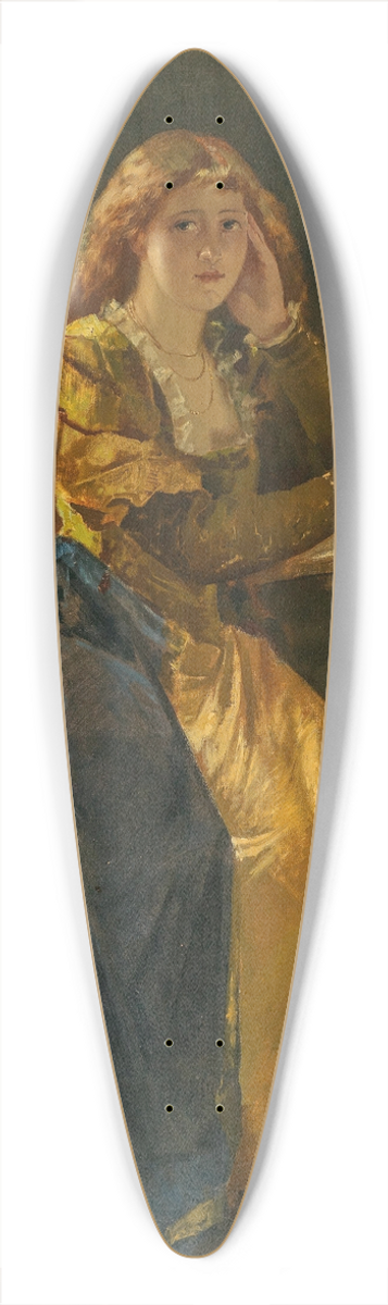Wilhelm Kray - The Beautiful Philosopher 39.3 inch art pintail longboard deck