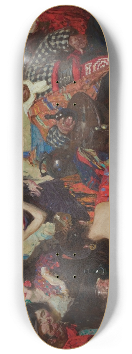 Dean Cornwell - Spanish Tavern 8.25 inch art skate deck