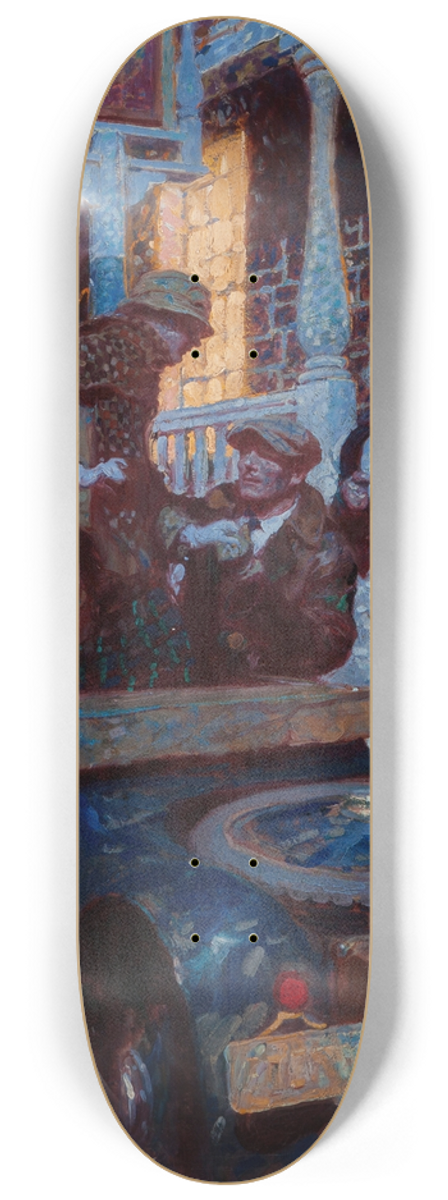Dean Cornwell - The Great Things of Life-Travel 8.25 inch art skate deck