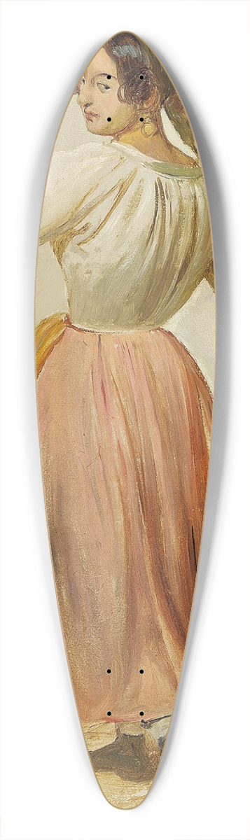 Wilhelm Marstrand - Studie af dansende italienerinde 39.3 inch art pintail longboard deck