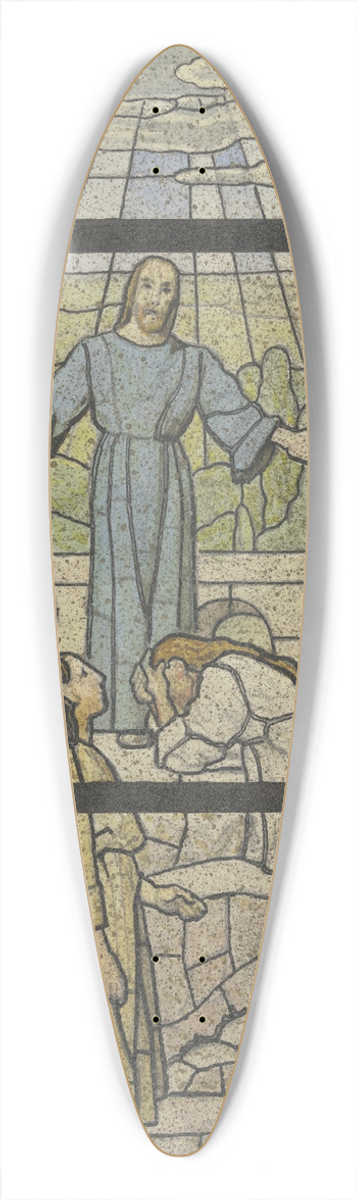 Wilhelm Ss - Christ as a teacher 39.3 inch art pintail longboard deck