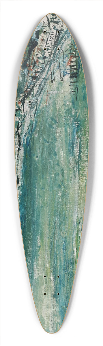 Wilhelm Thny - Le Havre 39.3 inch art pintail longboard deck