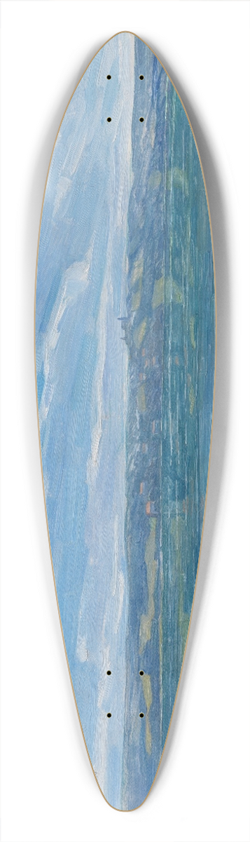Wilhelm Trbner - Aussichtsplatz am Starnberger See 39.3 inch art pintail longboard deck