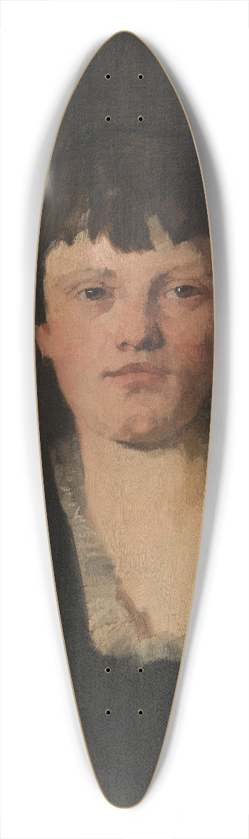 Wilhelm Trbner - Mdchen mit viereckigem Halsausschnitt 39.3 inch art pintail longboard deck