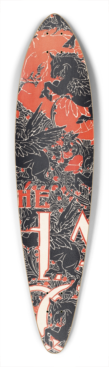 Will Bradley - The chap book 39.3 inch art pintail longboard deck