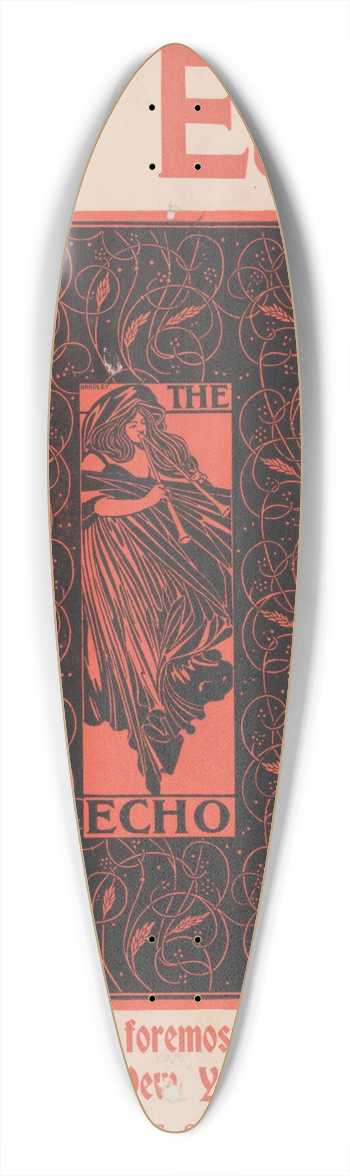 Will Bradley - The Echo 39.3 inch art pintail longboard deck