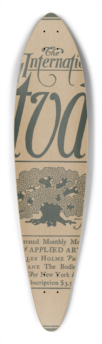 Will Bradley - The international studio for May, May 1897 39.3 inch art pintail longboard deck