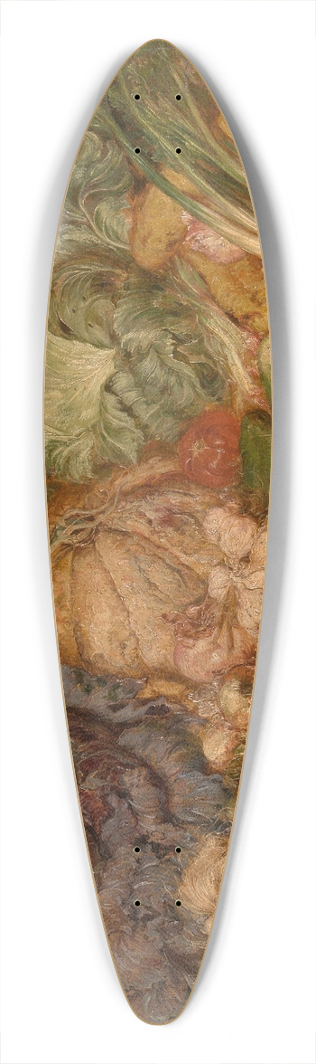 Willem Linnig the Younger - Vegetables 39.3 inch art pintail longboard deck
