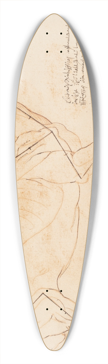 Willem Panneels - Anatomisk og proportionsstudie. En hest 39.3 inch art pintail longboard deck