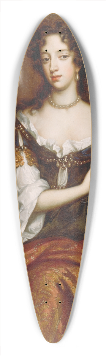 Willem Wissing - Mary of Modena 39.3 inch art pintail longboard deck