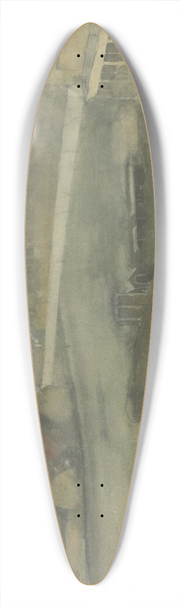 Willem Witsen - Gezicht bij het Oosterpark te Amsterdam 39.3 inch art pintail longboard deck