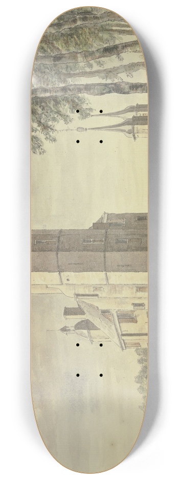 Abraham de Haen the Younger - tHuis te Persyn 8.25 inch art skate deck