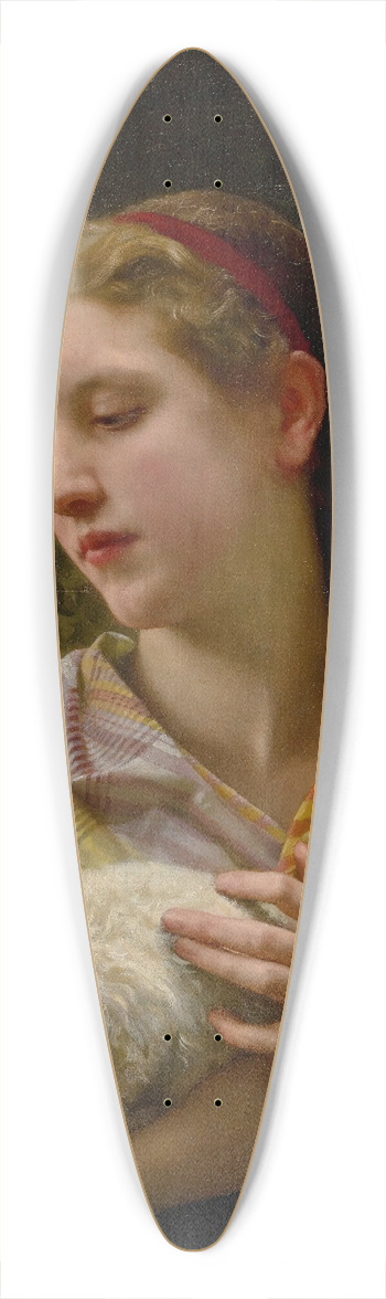 William Bouguereau - Innocence 39.3 inch art pintail longboard deck