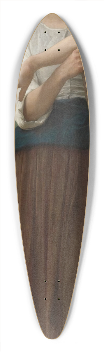 William Bouguereau - Jeune bergre debout 39.3 inch art pintail longboard deck