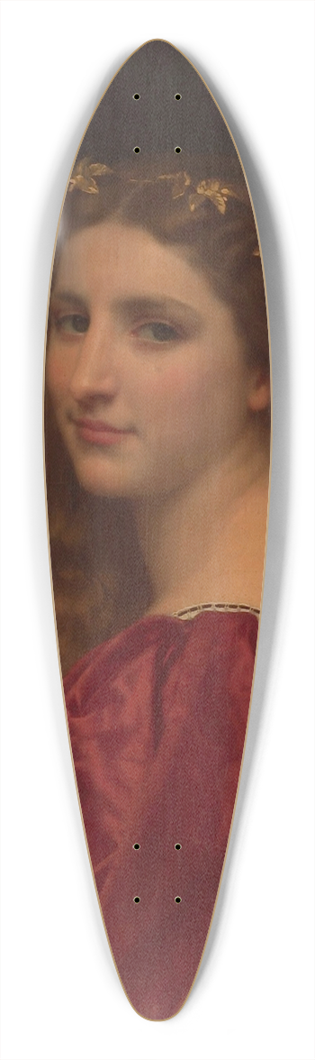William Bouguereau - Marguerite 39.3 inch art pintail longboard deck