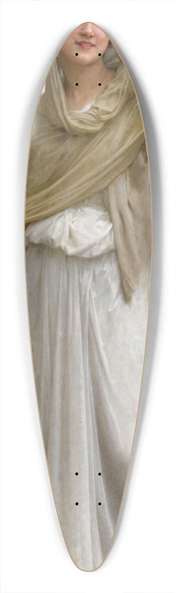 William Bouguereau - Prtresse de Bacchus 39.3 inch art pintail longboard deck