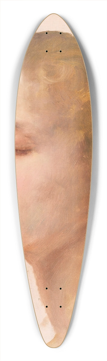 William Bouguereau - Study Of A Womans Head 39.3 inch art pintail longboard deck