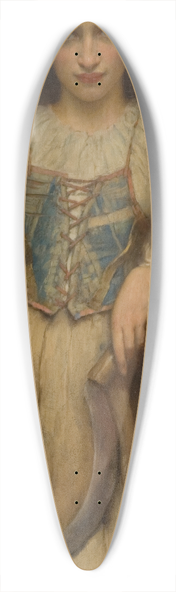 William Breakspeare - Resting 39.3 inch art pintail longboard deck