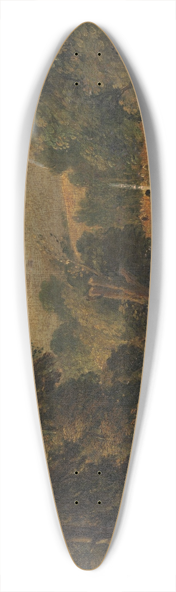 William Brocas - A Landscape 39.3 inch art pintail longboard deck
