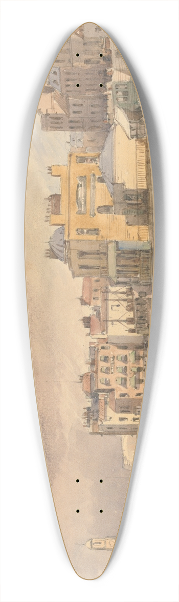 William Callow - Margate 39.3 inch art pintail longboard deck