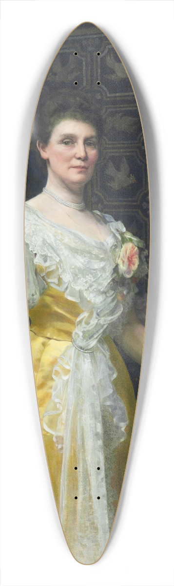 William Clarke Wontner - Portrait Of A Lady 39.3 inch art pintail longboard deck