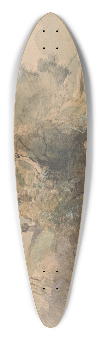 William Collins - Paddling 39.3 inch art pintail longboard deck