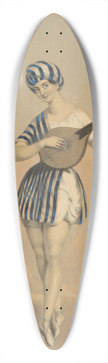 William Drummond - Celeste as the Arab boy 39.3 inch art pintail longboard deck