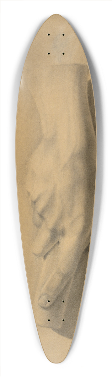 William Fowler Hopson - Academicstudy 39.3 inch art pintail longboard deck