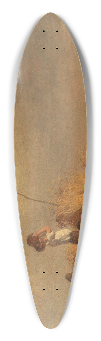 William Frederick Witherington - Mid-Day Rest, Harvest 39.3 inch art pintail longboard deck