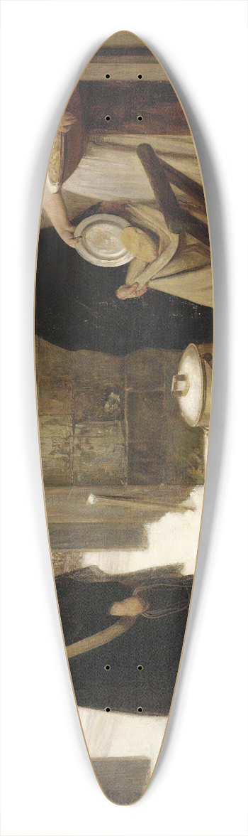 William Frederick Yeames - Pour Les Pauvres 39.3 inch art pintail longboard deck