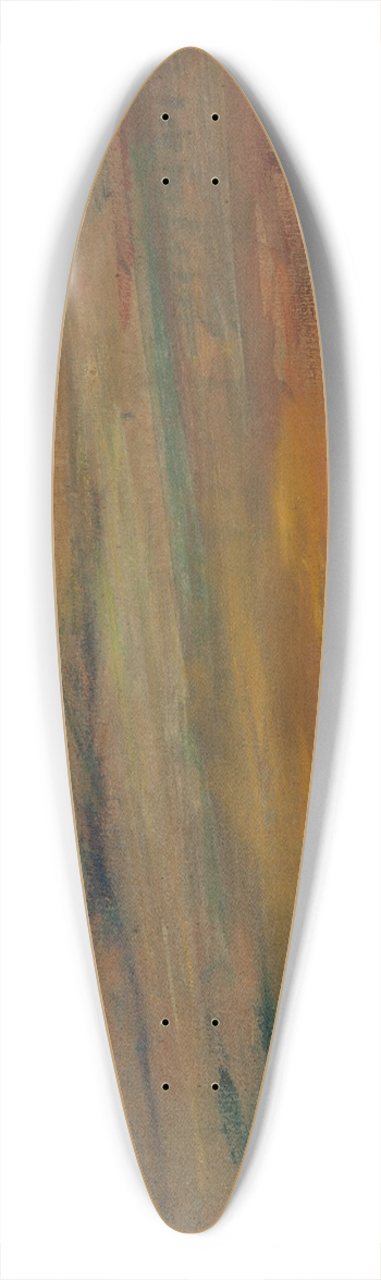 William Gedney Bunce - Sunset 39.3 inch art pintail longboard deck