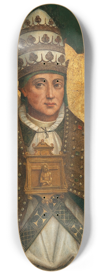 Defendente Ferrari - Saint Gregory the Great 8.25 inch art skate deck