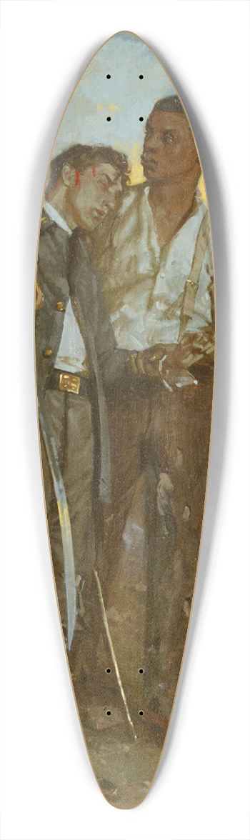 William Gilbert Gaul - To the End 39.3 inch art pintail longboard deck