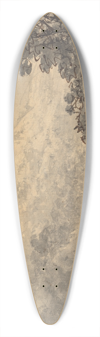 William Gilpin - Snowdon 39.3 inch art pintail longboard deck